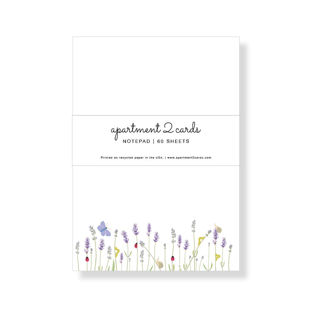 Lavender Fields Notepad