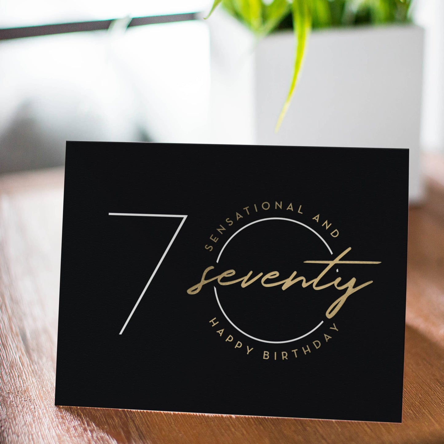 Sensational 70 – Award Winning 70th Birthday Card