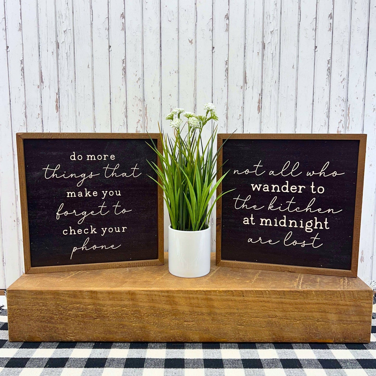 Sign: Not All Who Wander to The Kitchen Are Lost