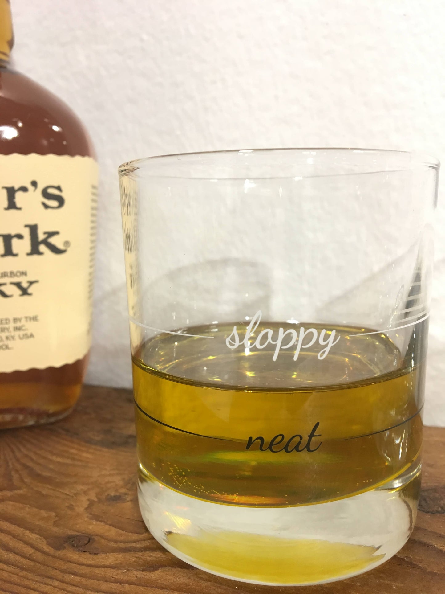 Sloppy / Neat Tumbler | Mens Gifts | Glassware | Bourbon