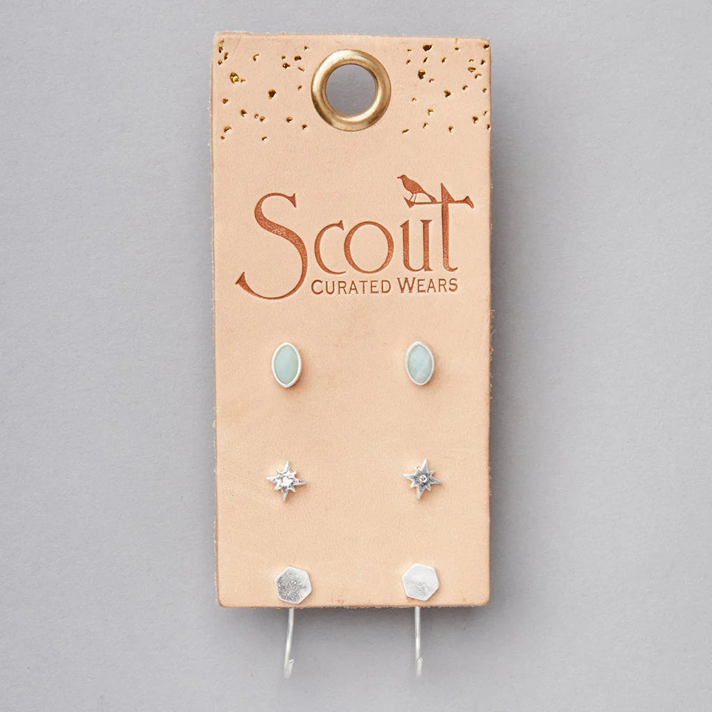 Stud Earring Trios - Scout Curated Wears