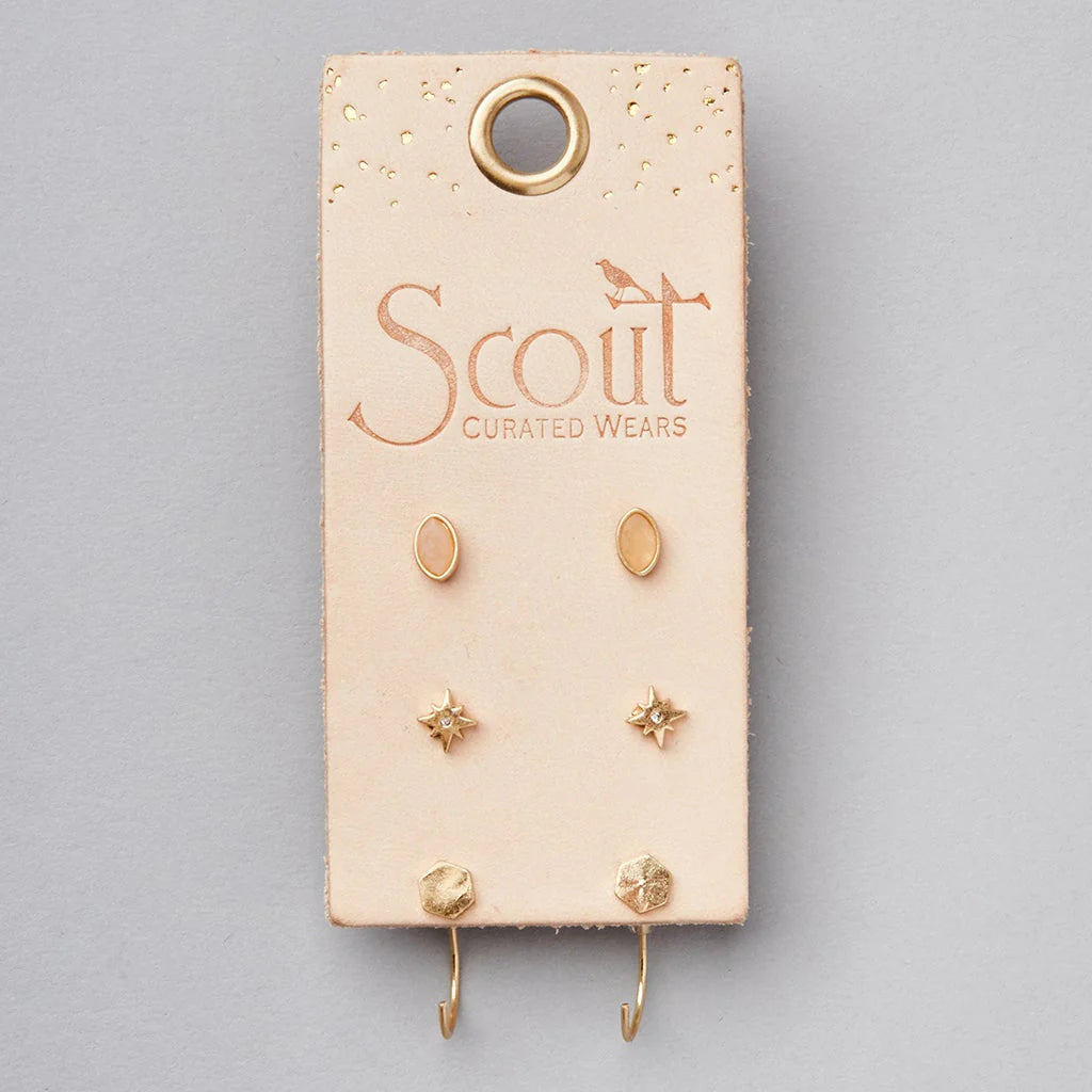 Stud Earring Trios - Scout Curated Wears