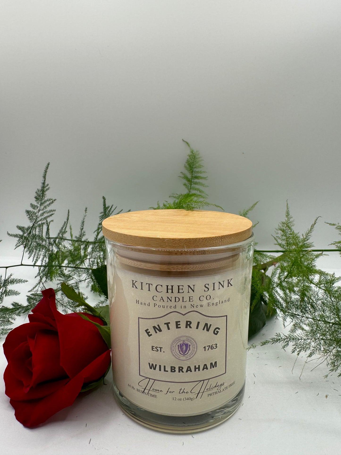 Kinderhook Entering Wilbraham Town Candle