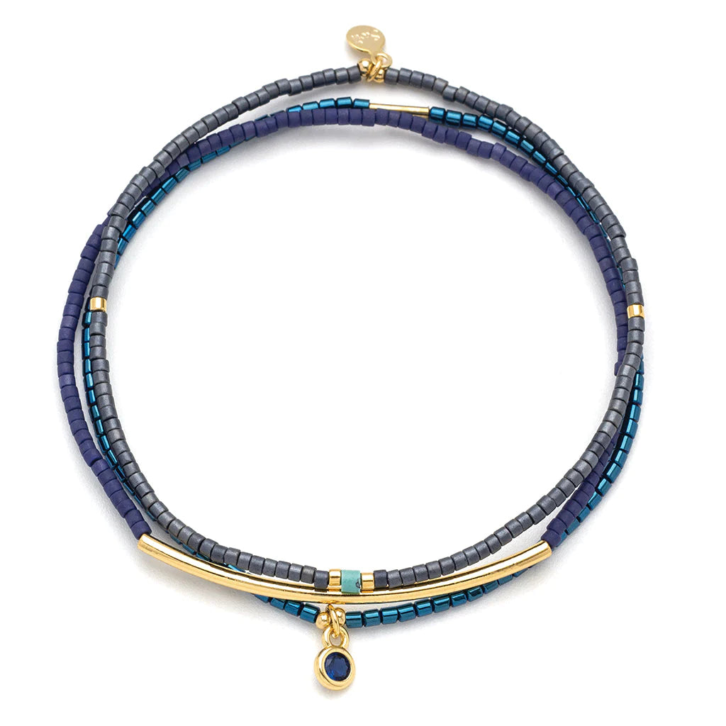 Tonal Chromacolor Miyuki Bracelet Trio