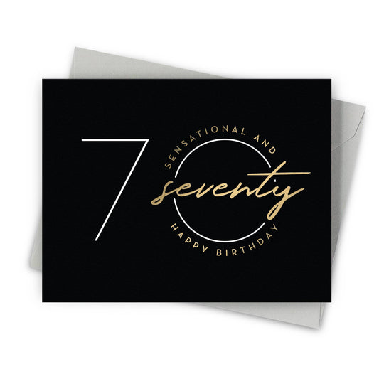 Sensational 70 – Award Winning 70th Birthday Card