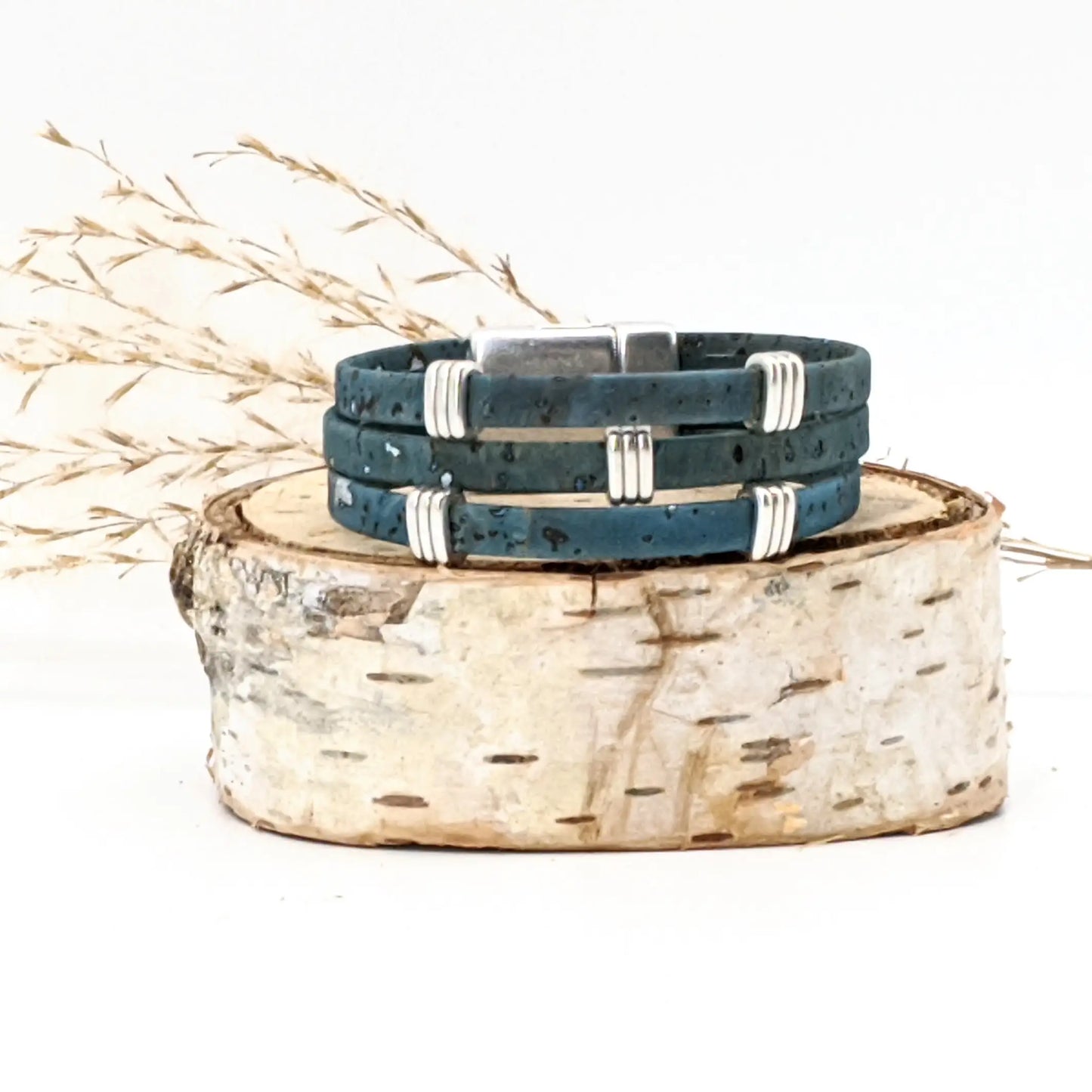 Elisabetta Trio Cork Bracelet