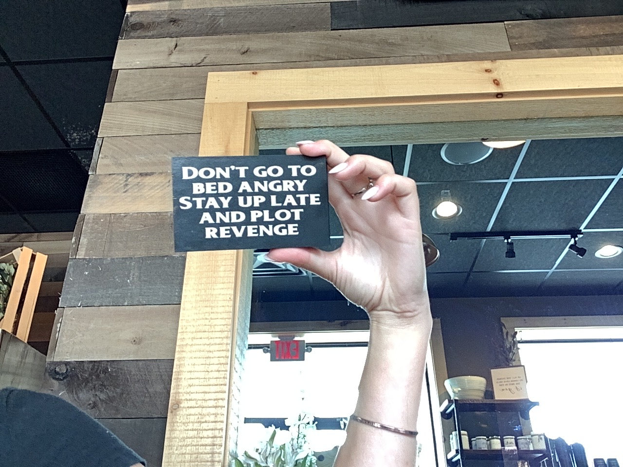 Don’t go to Bed Angry Wooden Magnet