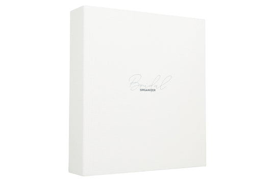 White Linen Wedding Planner Organizer