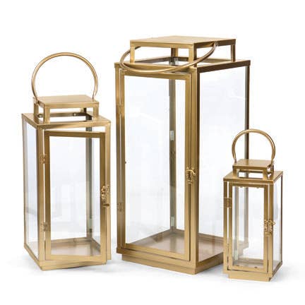 Gold Metal Lanterns
