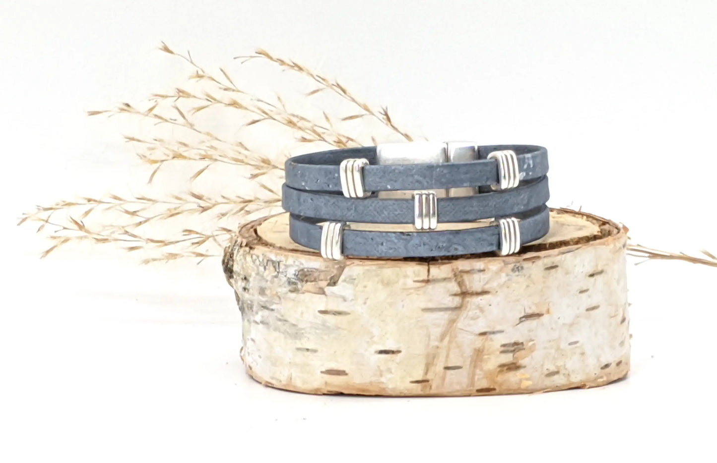 Elisabetta Trio Cork Bracelet