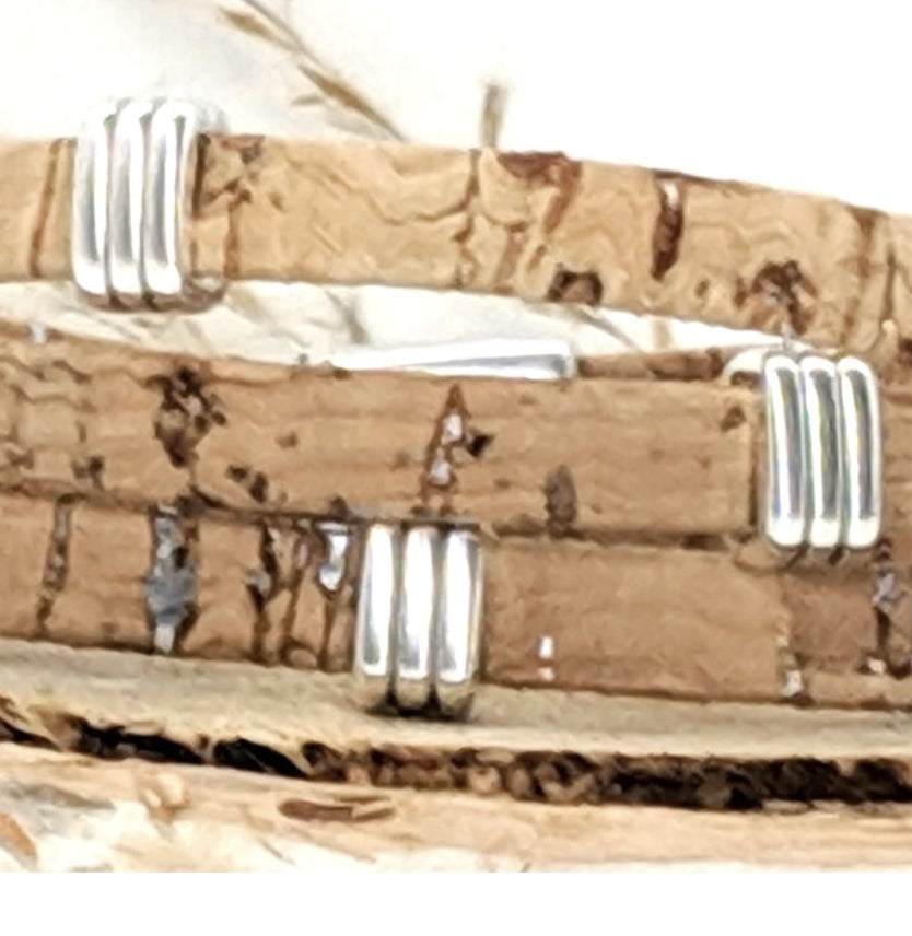 Elisabetta Trio Cork Bracelet