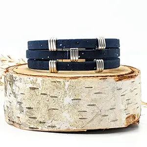 Elisabetta Trio Cork Bracelet