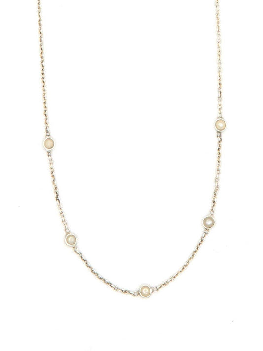 Delicate Pearl Sterling Necklace