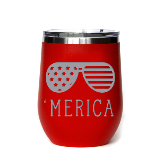 Wine Tumbler: Merica