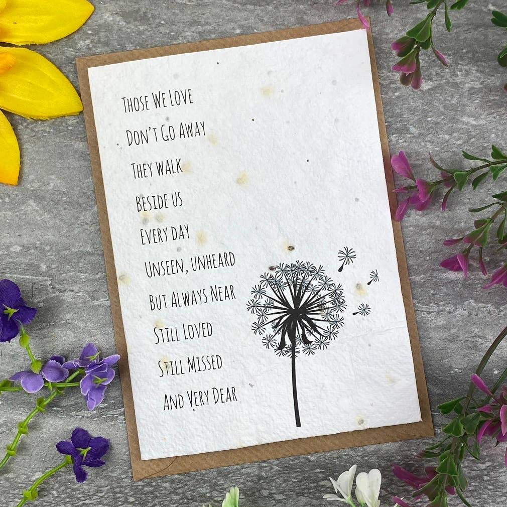 Plantable Seed Paper - Sympathy Gift