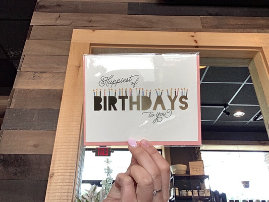 Happiest of Birthdays Card