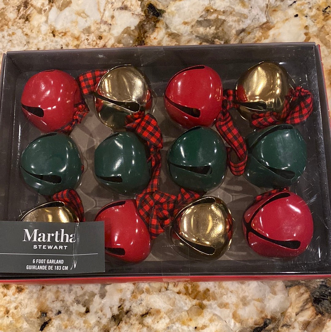 Martha Stewart 6ft Bell Garland