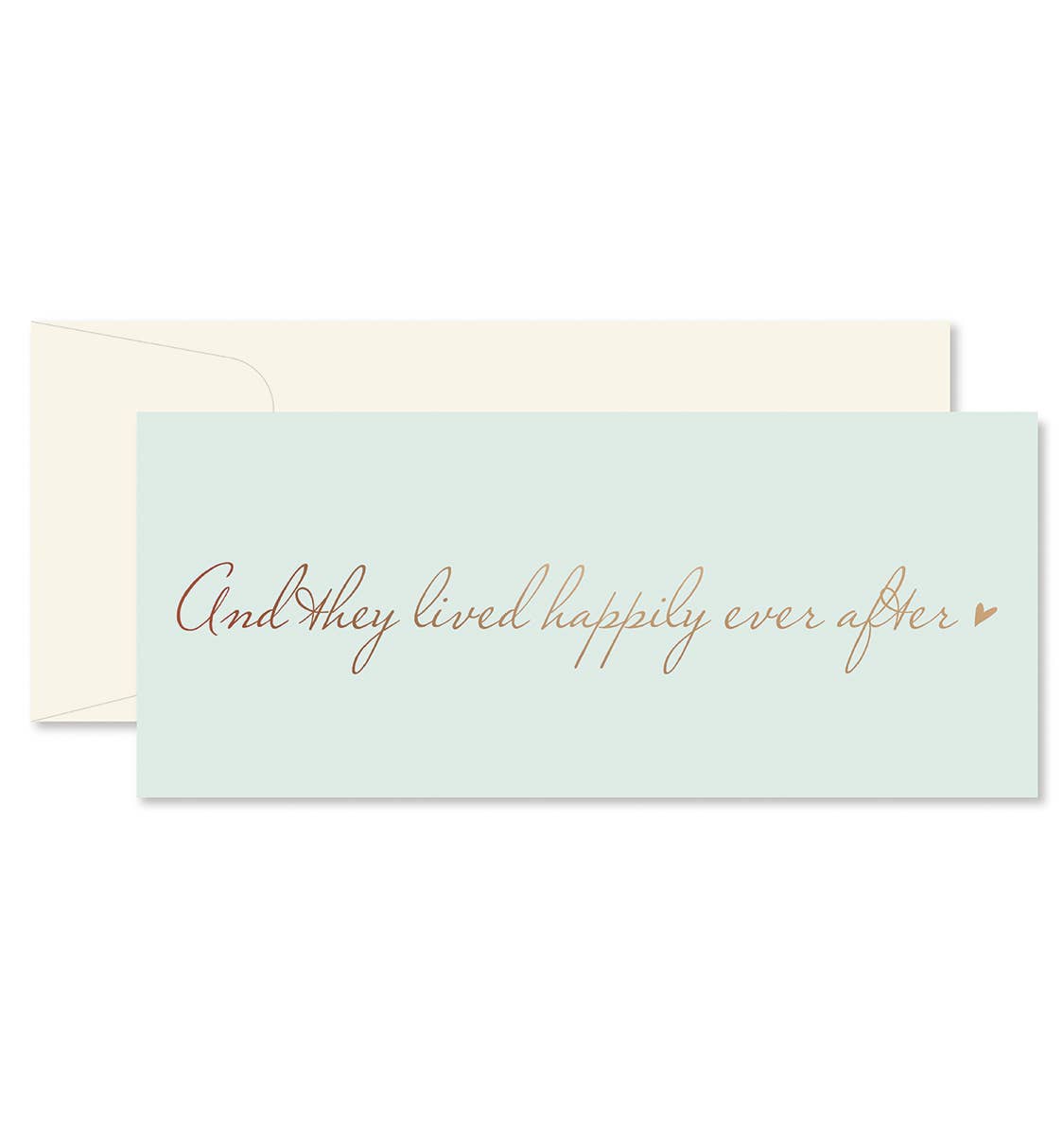 And They Lived Happily Ever After Wedding Greeting Card