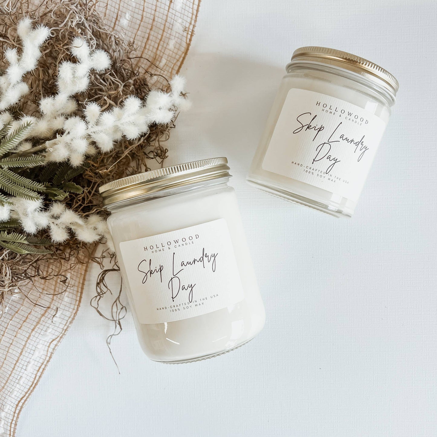 SKIP LAUNDRY DAY | SPRING | 8 OUNCE SOY CANDLE