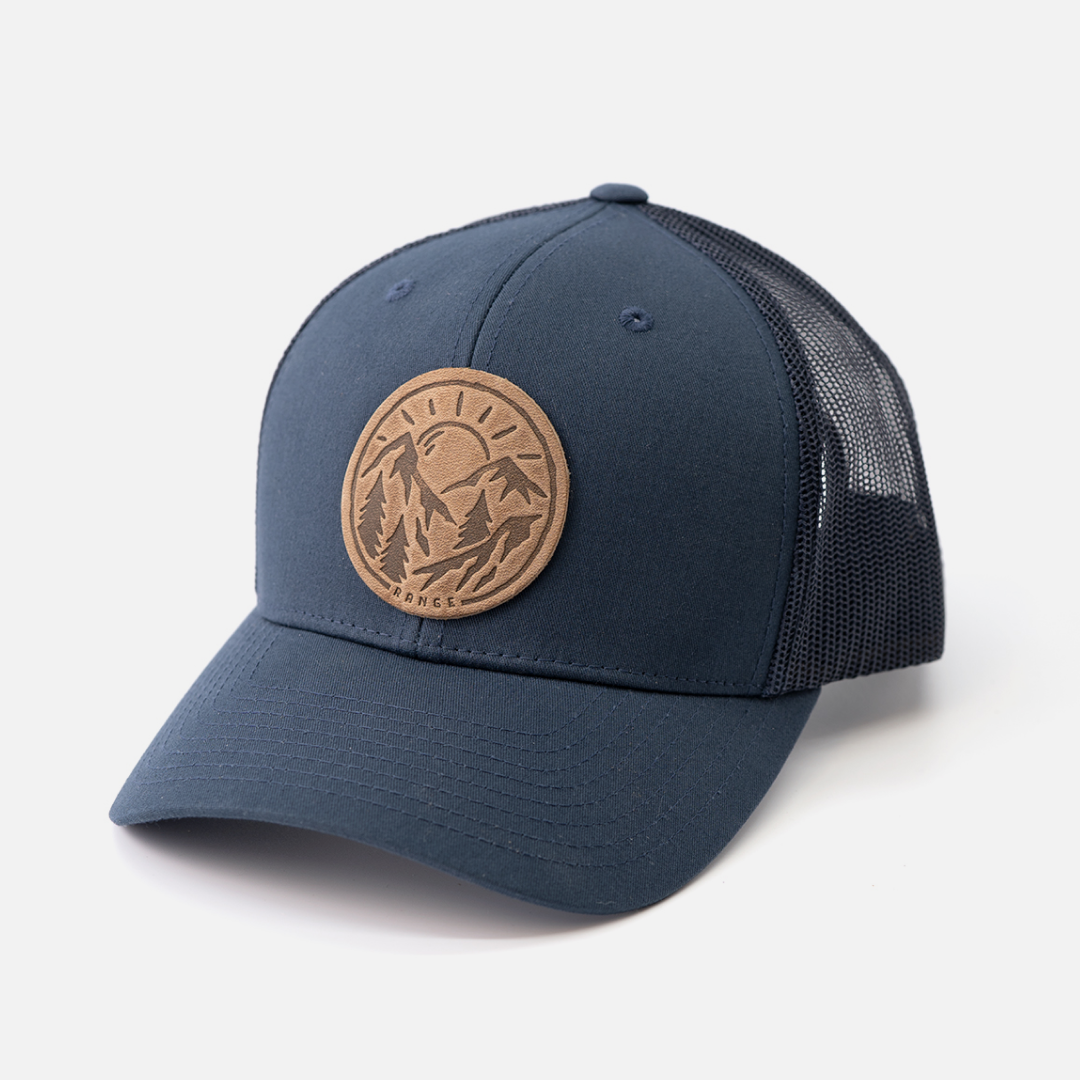 Range Leather Co. Hat: Vintage Sunrise