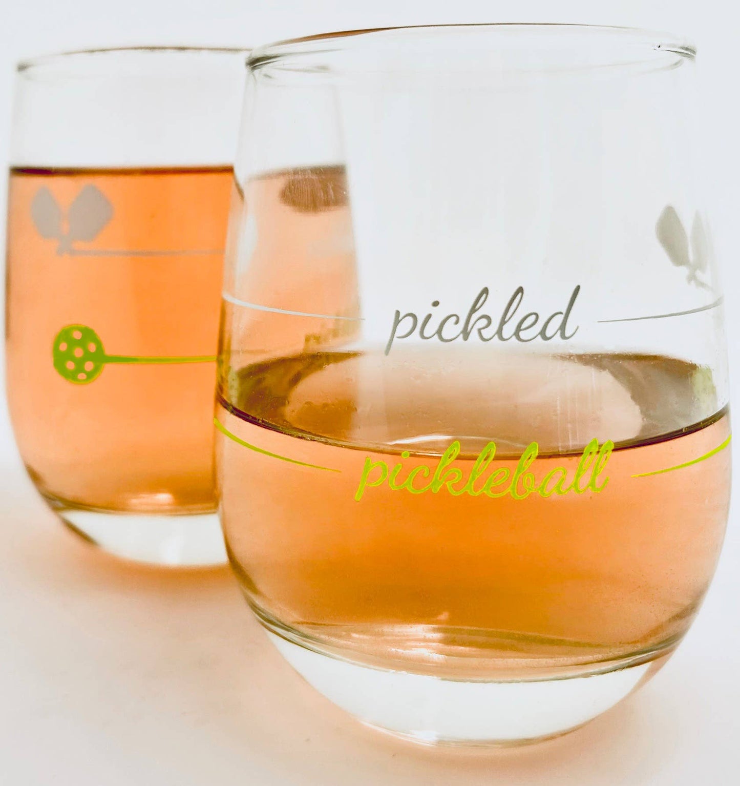 Pickleball Wine Glass | Stemless | Unique Gift | Pickleball