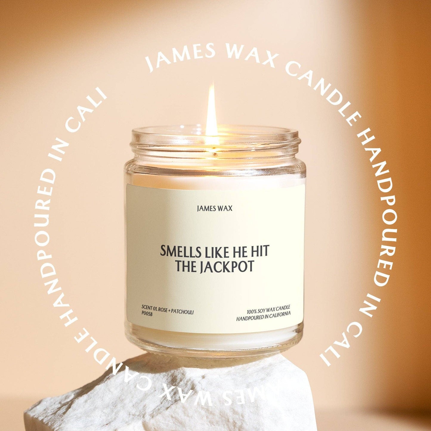 Hit the Jackpot Engagement Gift Engagement Gift Engaged Candle Bridal Shower Gift Bride to Be P005B: No, I'll Take It As Pictured! / 01. Rose + Patchouli