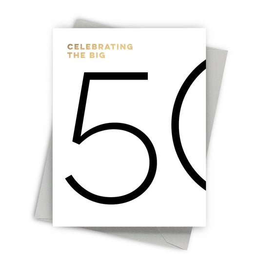 The Big 50 – 50th Birthday Card