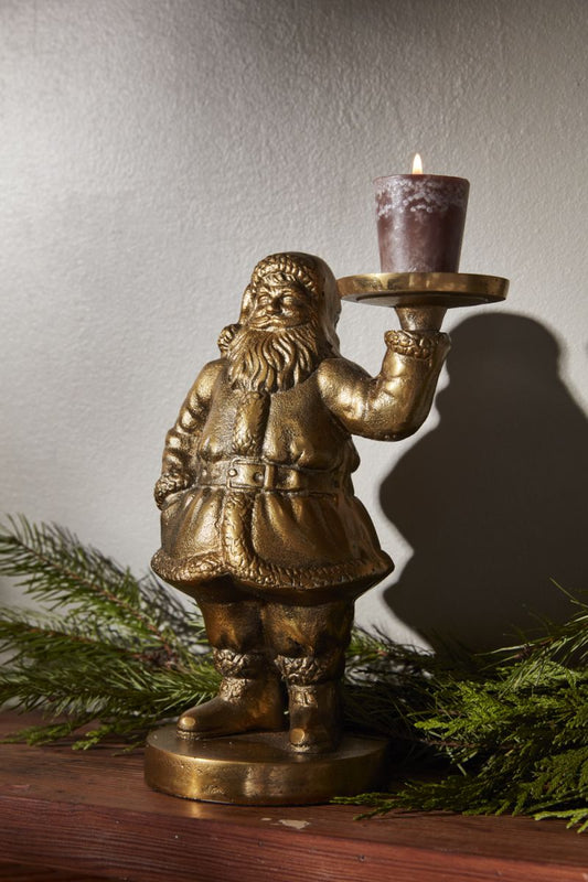 Saint Nick Figurine Candle Holder