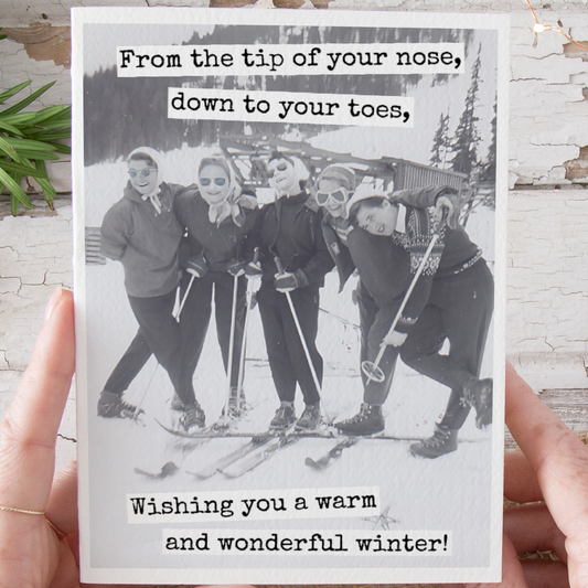 Christmas Card. From The Tip of Your Nose, Down to Your Toes