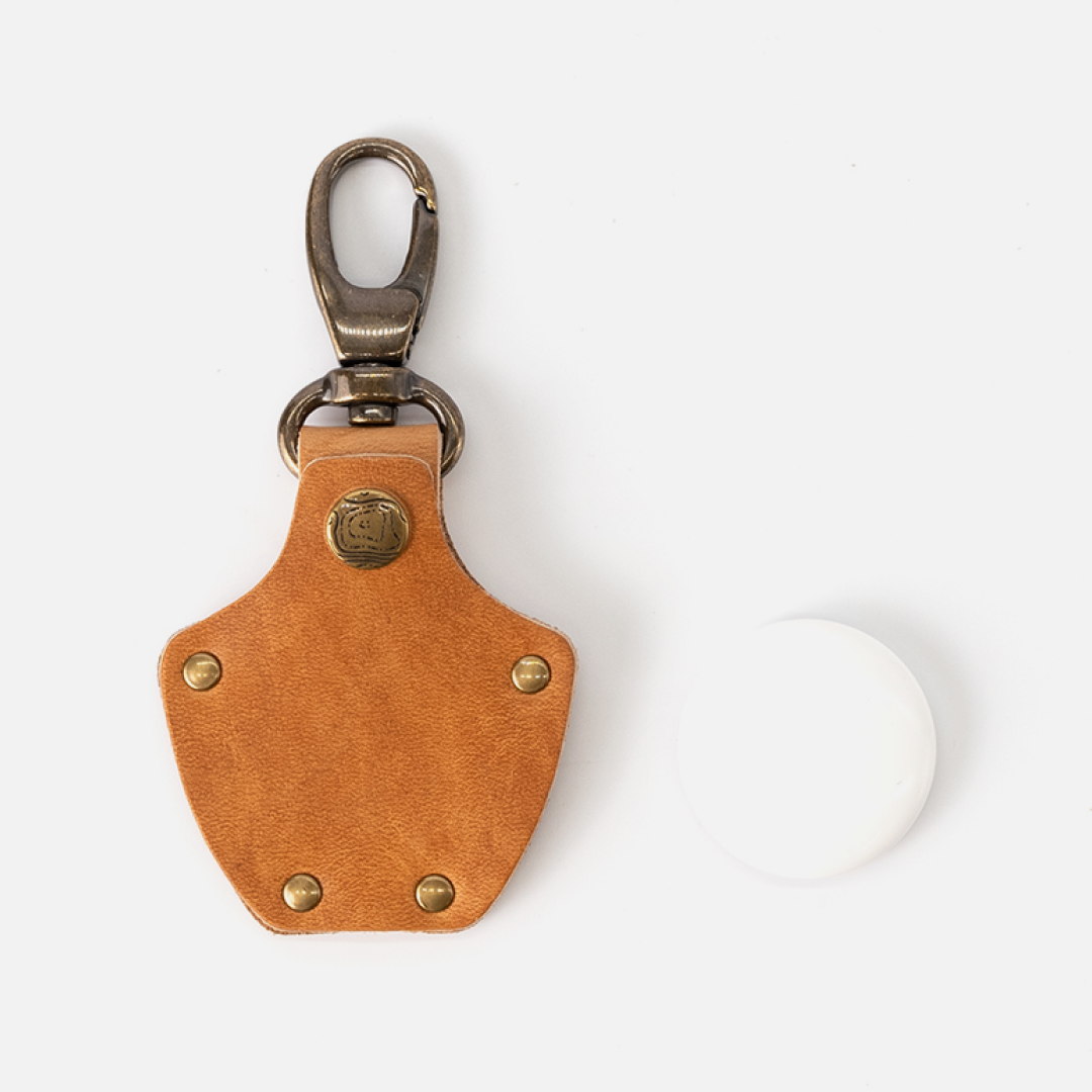 AirTag Case: Key Ring / Natural