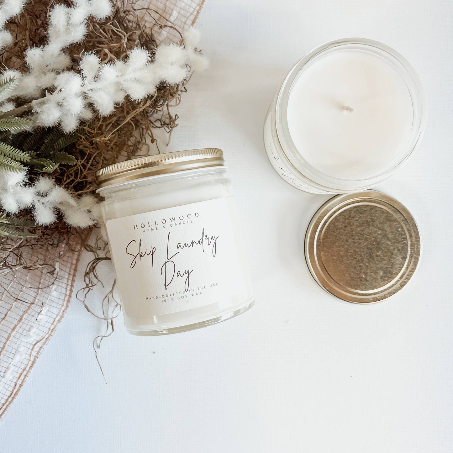 SKIP LAUNDRY DAY | SPRING | 8 OUNCE SOY CANDLE