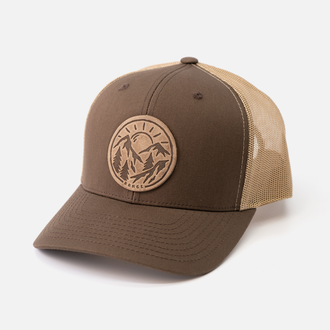 Range Leather Co. Hat: Vintage Sunrise