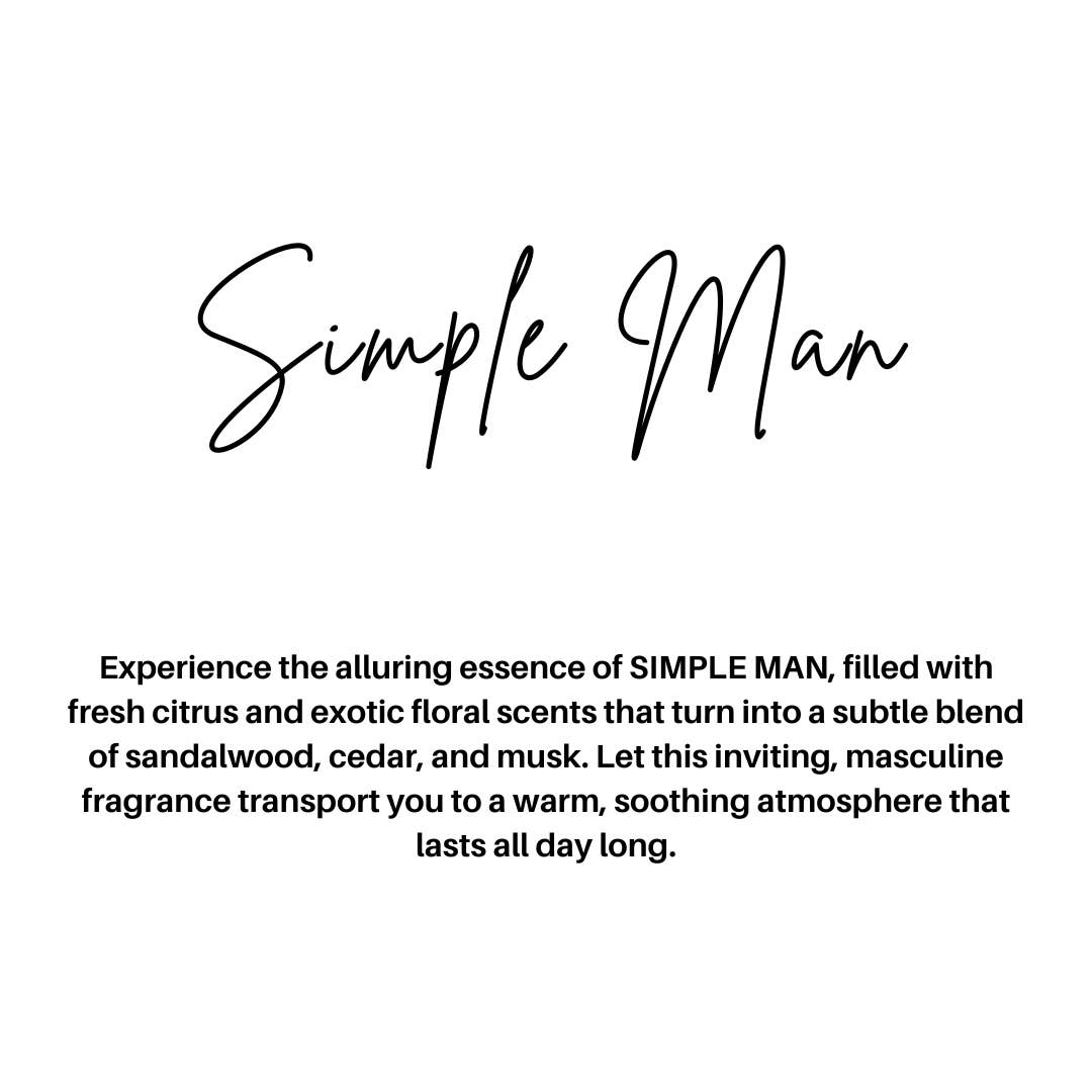 SIMPLE MAN | MEN'S COLLECTION | CAR DIFFUSERS