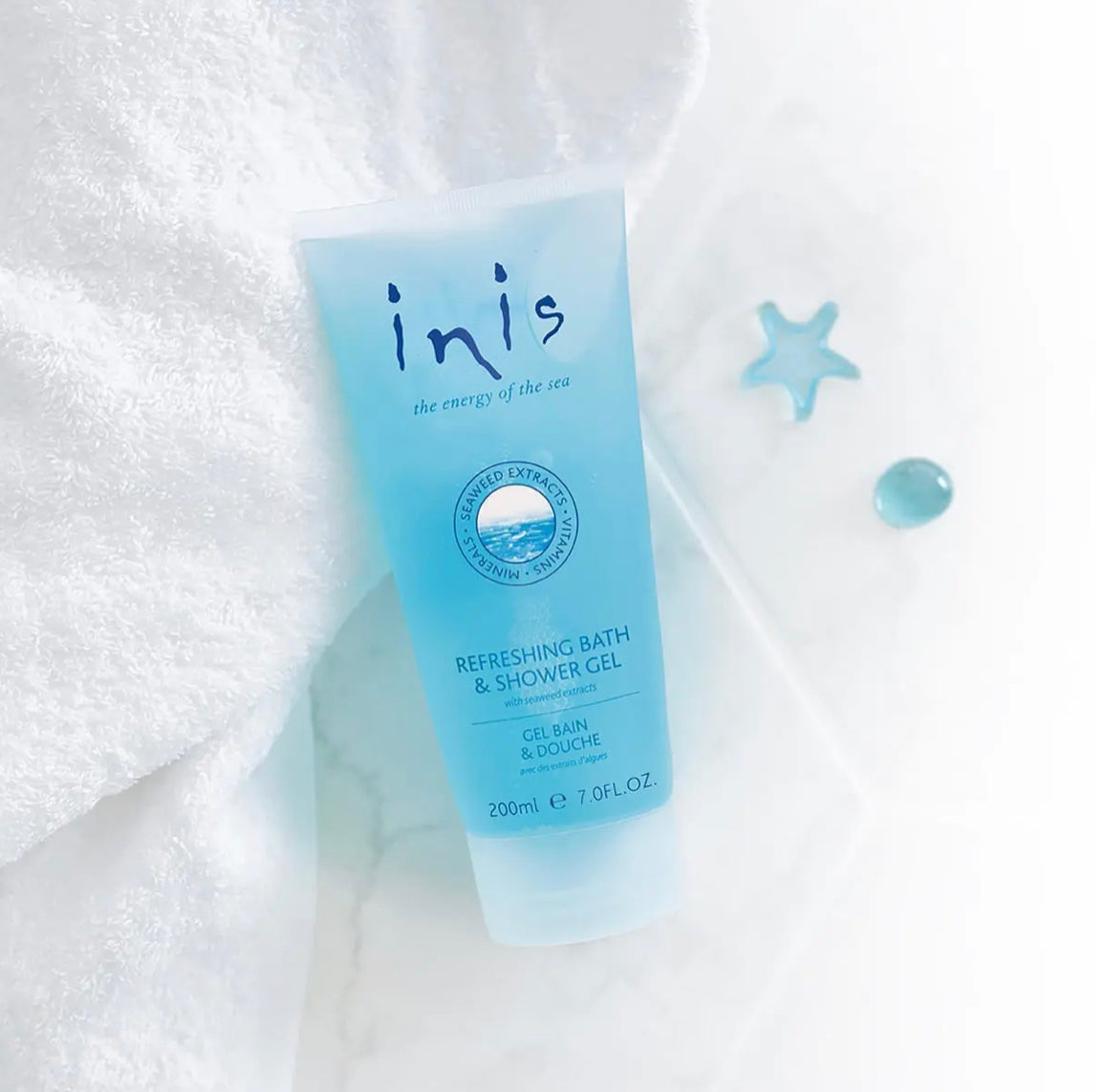 Inis Refreshing Bath & Shower Gel 7fl. Oz.