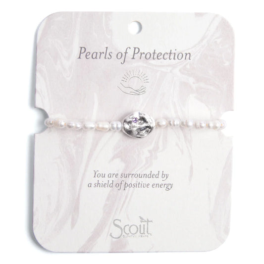 Pearl Affirmation Bracelet- Scout Curated Wears