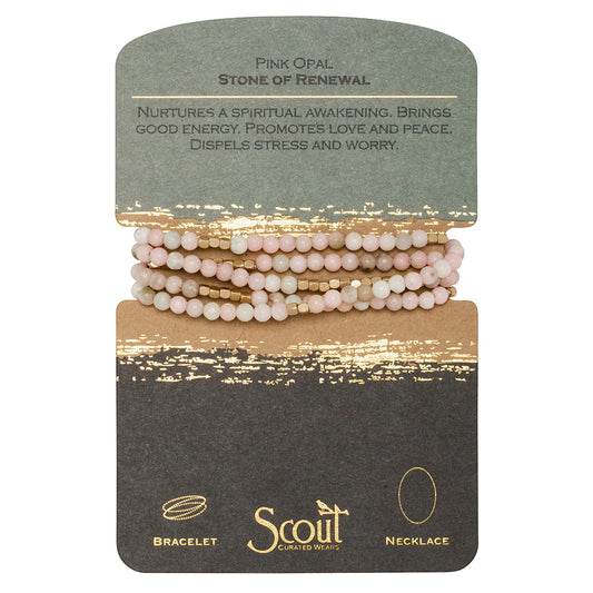 Scout Stone Wrap - Stone of Renewal: Pink Opal