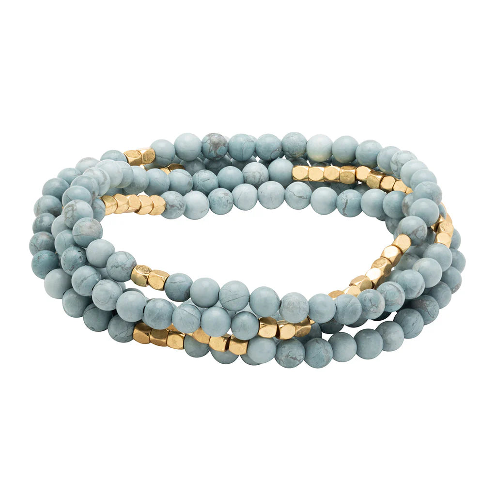 Scout Stone Wrap - Stone of Harmony: Blue Howlite