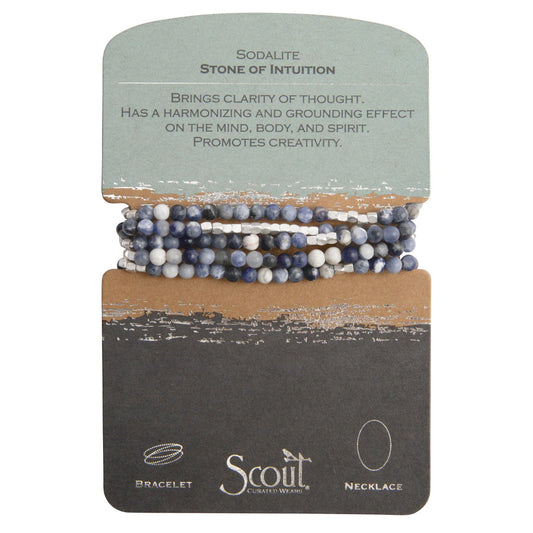 Scout Stone Wrap - Stone of Intuition: Sodalite