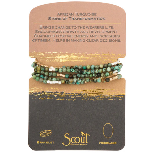 Scout Stone Wrap - Stone of Transformation: African Turquoise