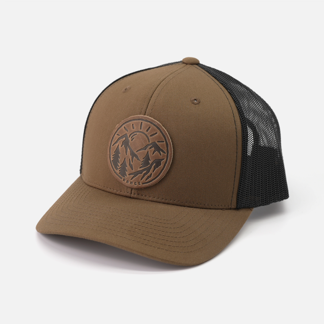 Range Leather Co. Hat: Vintage Sunrise