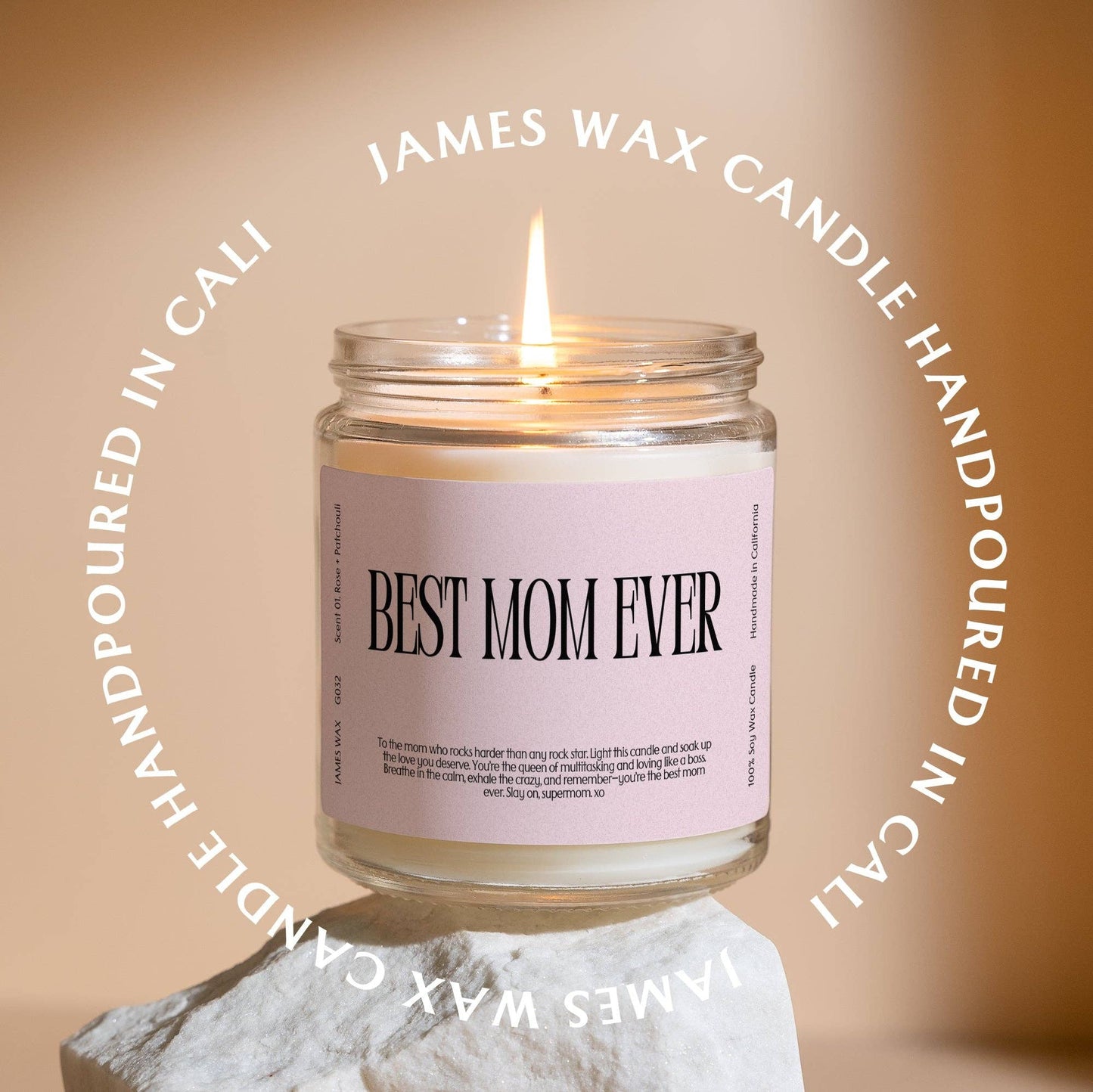 Mother’s Day Mom Best Mom Ever Candle Mother’s Day G032: No, I'll Take It As Pictured! / 01. Rose + Patchouli