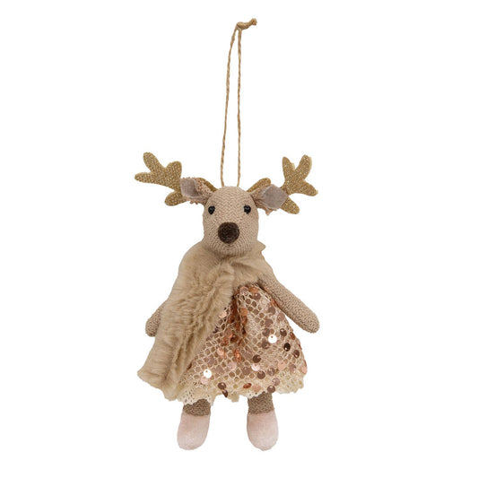 Pink Reindeer Hanger