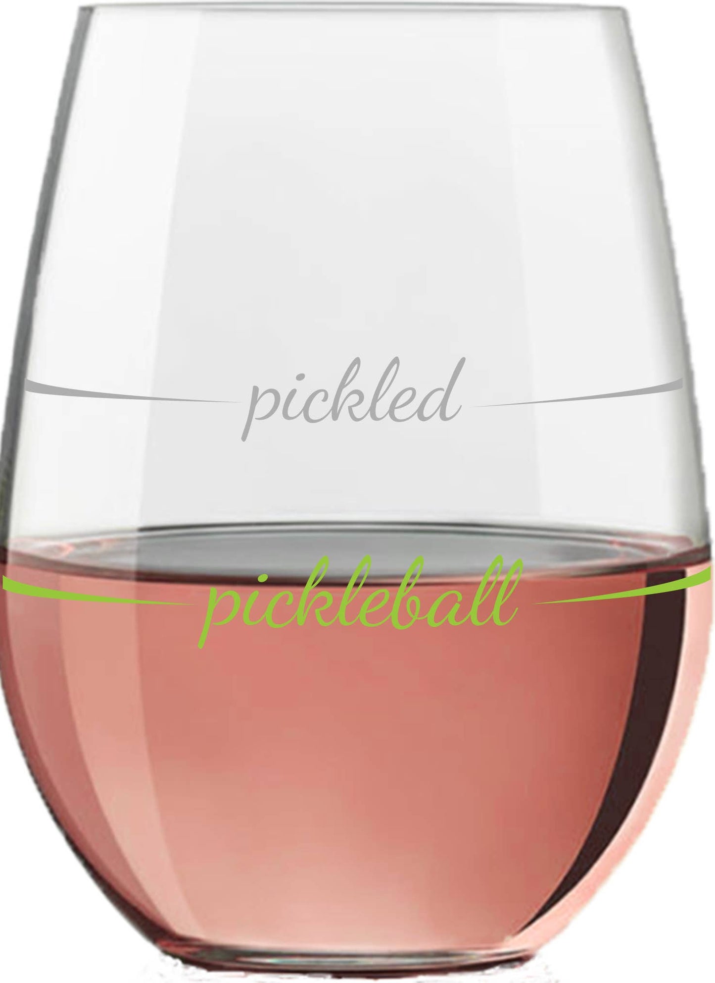 Pickleball Wine Glass | Stemless | Unique Gift | Pickleball