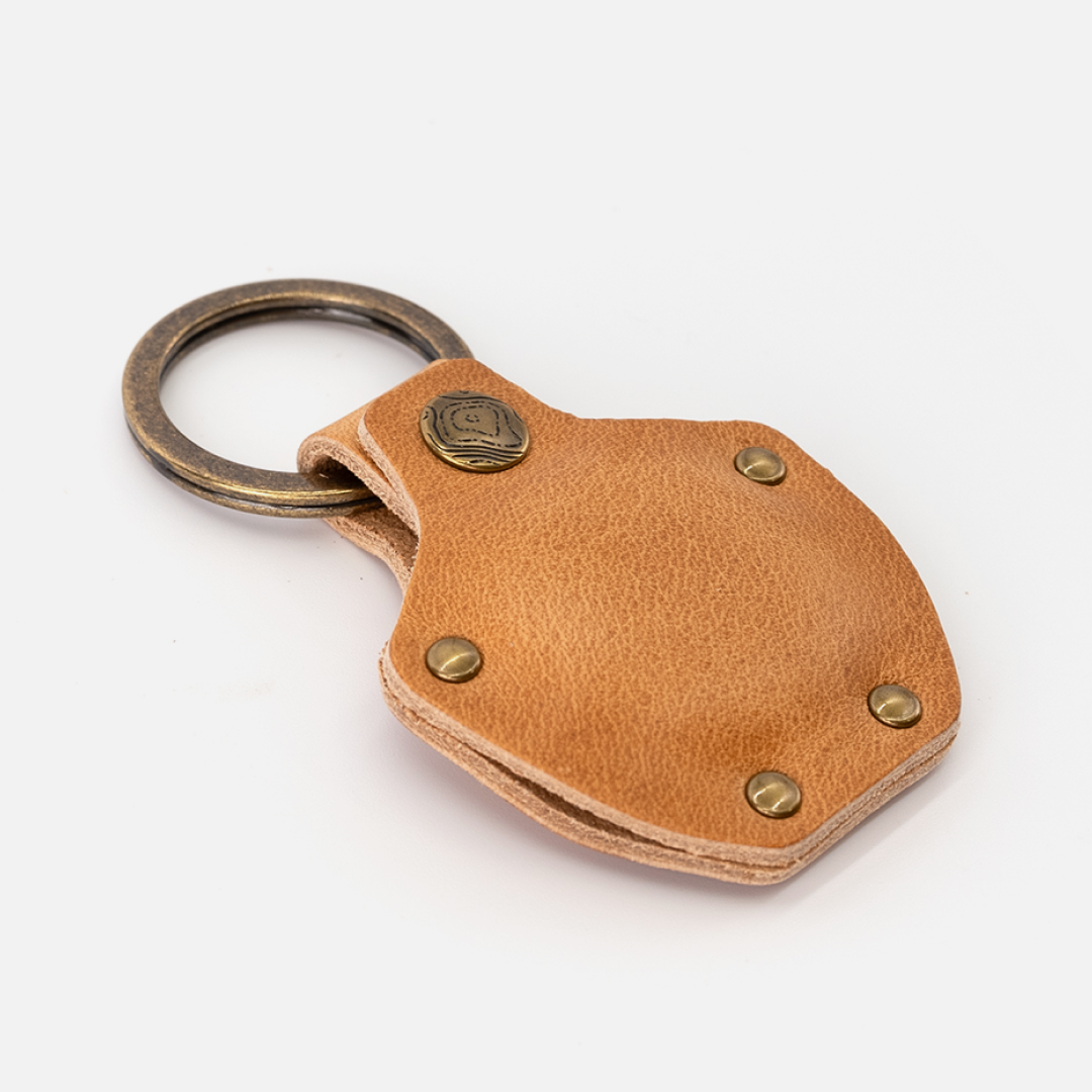 AirTag Case: Key Ring / Natural