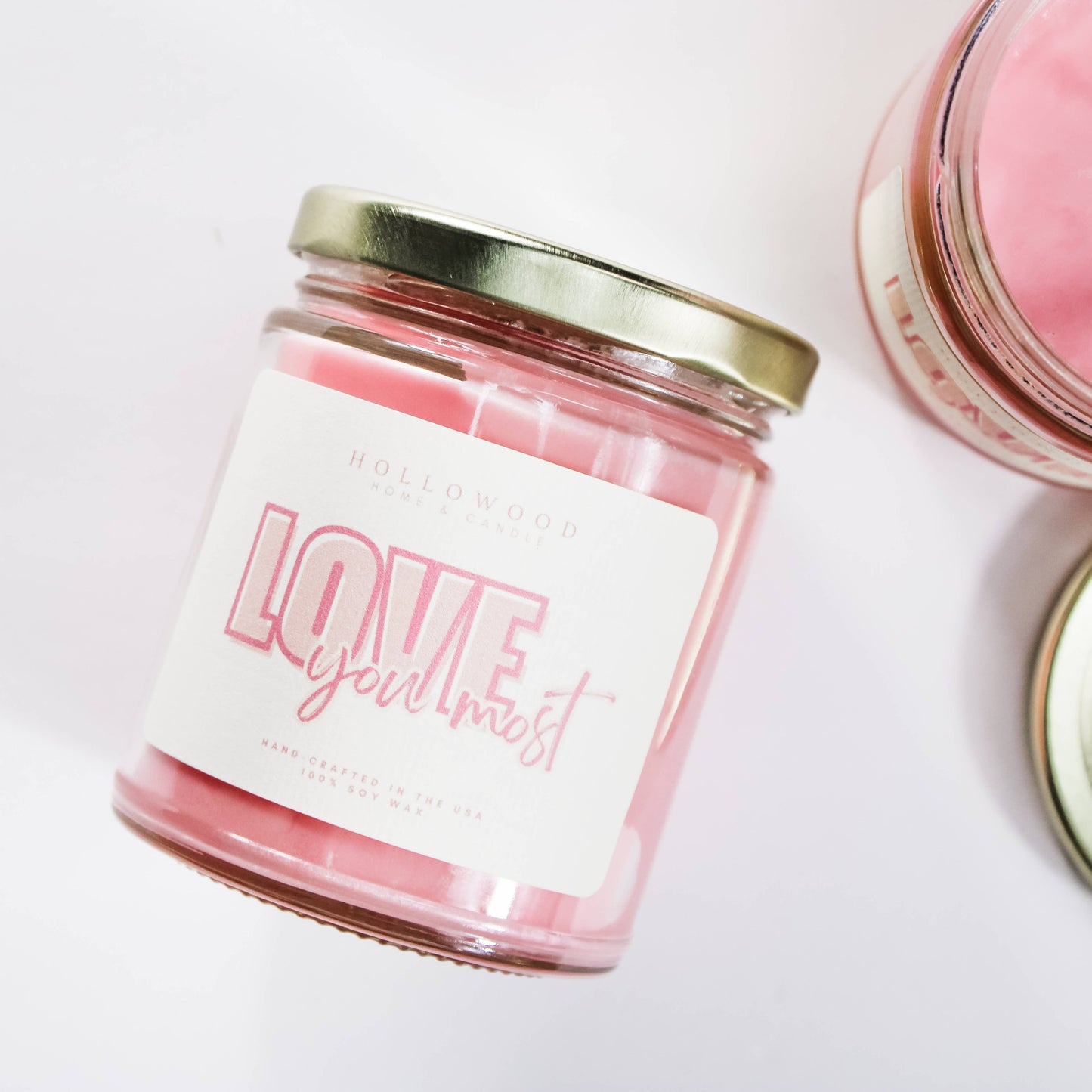 LOVE YOU MOST | VALENTINE | 8 OUNCE SOY CANDLE