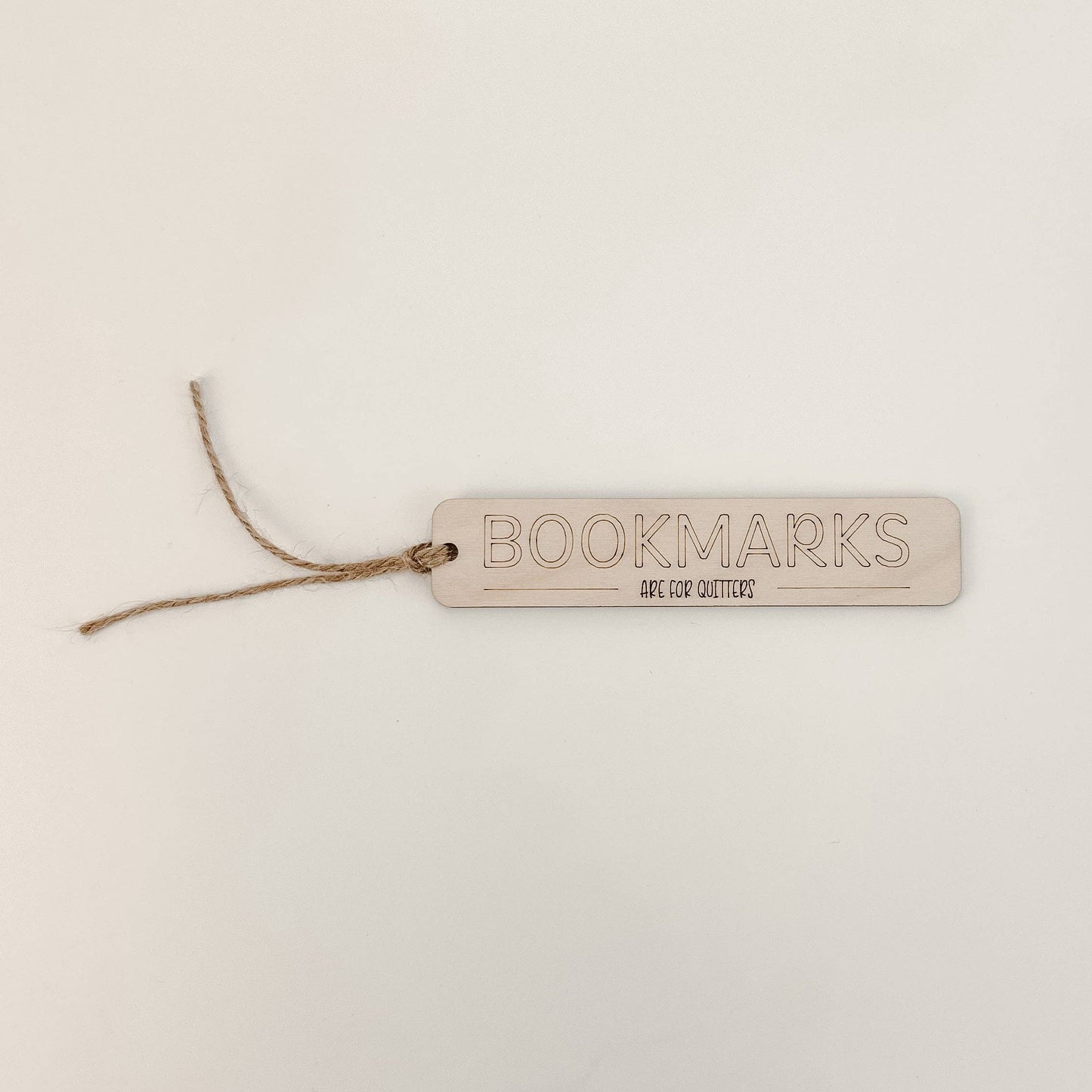 Quitters - Bookmark