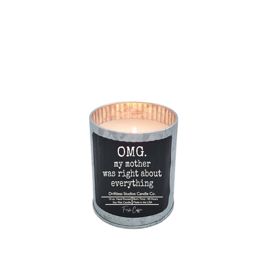 OMG My Mothers Day Candles - Gift For Mom Soy Candle: Lemon Lavender