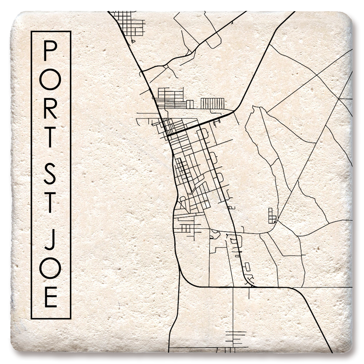 Street Map Coaster - Hampden, Wilbraham, East Longmeadow