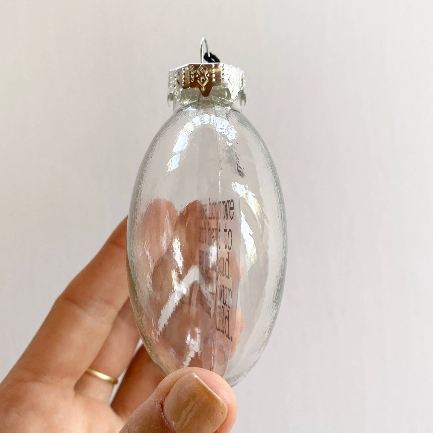 Favorite Child See-Through Glass Holiday Ornament