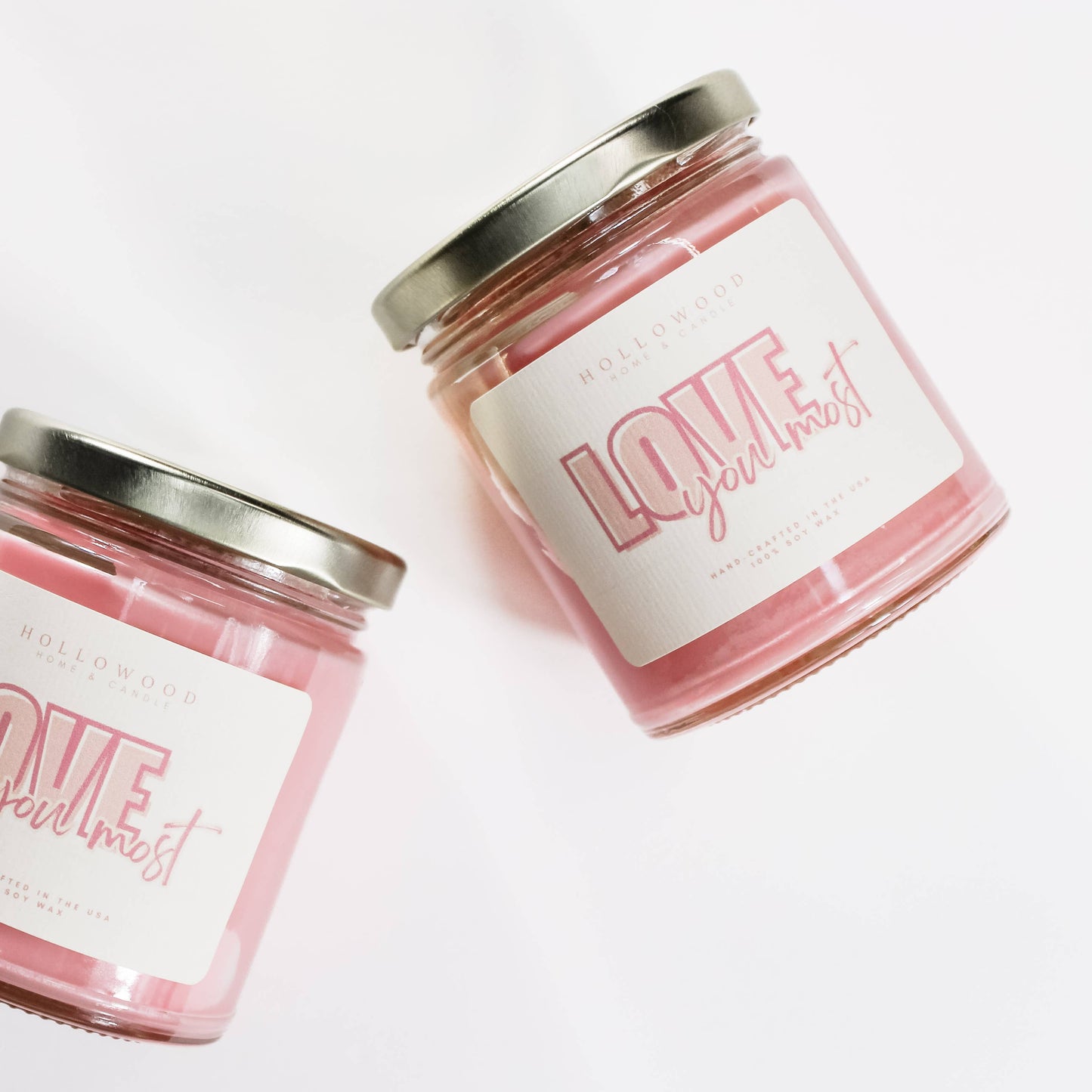 LOVE YOU MOST | VALENTINE | 8 OUNCE SOY CANDLE